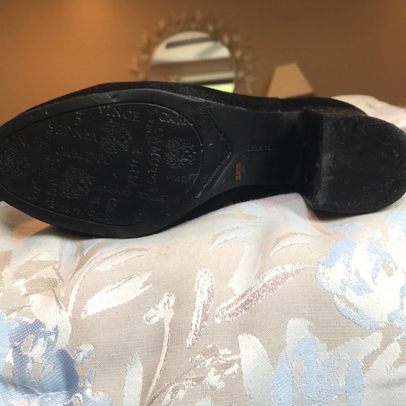 Vince Camuto knee high suede black boots - Picture 3 of 6